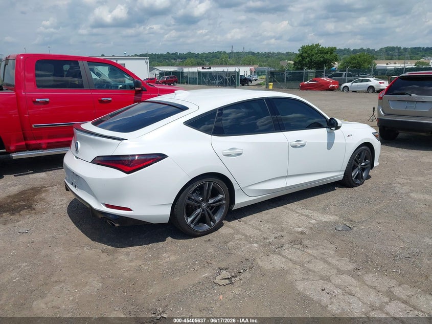 2024 Acura Integra VIN 19UDE4H34RA023508 IAAI salvage auction — REAR END, Salvage Title, sold $8,100 on 2026-08-23 (photo 4)