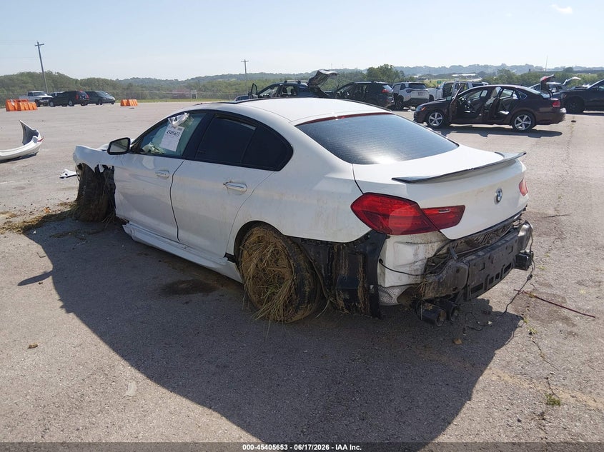 2015 BMW 6er VIN WBA6B2C57FGB99328 IAAI salvage auction — FRONT END, Salvage Title, sold $1,700 on 2026-08-05 (photo 3)