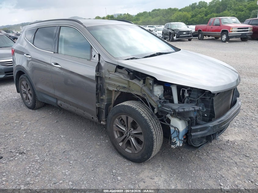 2013 Hyundai Santa fe VIN 5XYZU3LB9DG016322 IAAI salvage auction — FRONT END, Clear (Tennessee), sold $2,150 on 2026-07-23 (photo 1)