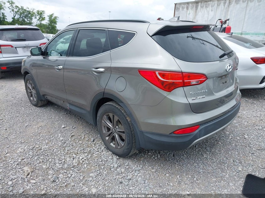 2013 Hyundai Santa fe VIN 5XYZU3LB9DG016322 IAAI salvage auction — FRONT END, Clear (Tennessee), sold $2,150 on 2026-07-23 (photo 3)