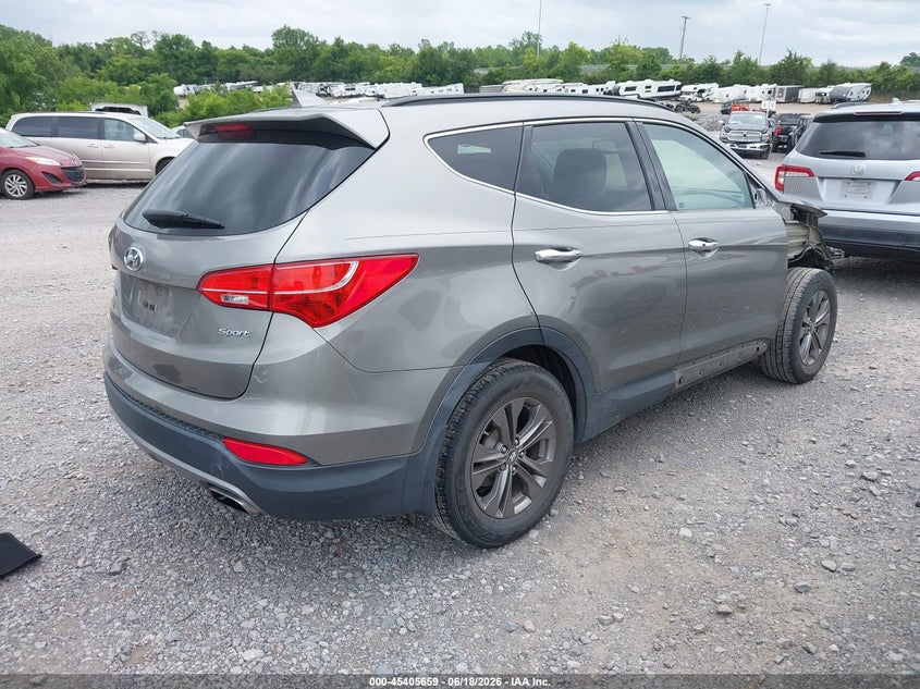 2013 Hyundai Santa fe VIN 5XYZU3LB9DG016322 IAAI salvage auction — FRONT END, Clear (Tennessee), sold $2,150 on 2026-07-23 (photo 4)