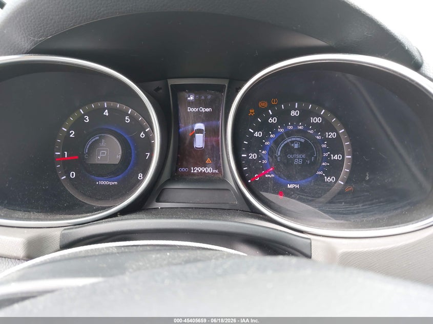2013 Hyundai Santa fe VIN 5XYZU3LB9DG016322 IAAI salvage auction — FRONT END, Clear (Tennessee), sold $2,150 on 2026-07-23 (photo 7)