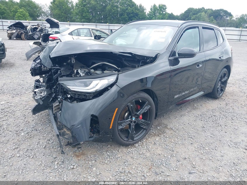 2025 BMW X3 VIN 5UX53GP0XS9132692 IAAI salvage auction — FRONT END, Clear (Arkansas), sold $9,600 on 2026-07-30 (photo 2)