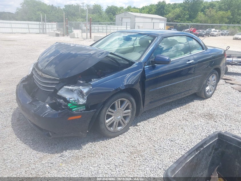 2008 Chrysler Sebring VIN 1C3LC65M28N635307 IAAI salvage auction — FRONT END, Salvage (Ohio), sold $300 on 2026-07-18 (photo 2)