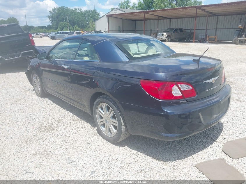 2008 Chrysler Sebring VIN 1C3LC65M28N635307 IAAI salvage auction — FRONT END, Salvage (Ohio), sold $300 on 2026-07-18 (photo 3)