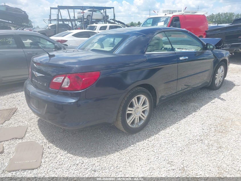 2008 Chrysler Sebring VIN 1C3LC65M28N635307 IAAI salvage auction — FRONT END, Salvage (Ohio), sold $300 on 2026-07-18 (photo 4)