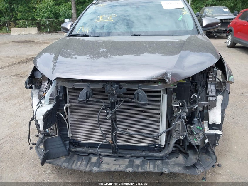 2019 Toyota Highlander VIN 5TDDZRFH6KS949450 IAAI salvage auction — FRONT END, Salvage - Greater Than 75% (Maryland), sold $13,000 on 2026-07-15 (photo 6)