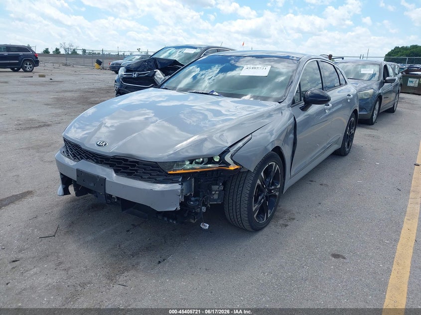 2021 Kia K5 VIN 5XXG64J23MG048200 IAAI salvage auction — LEFT FRONT, Salvage Title, sold $5,225 on 2026-09-22 (photo 6)