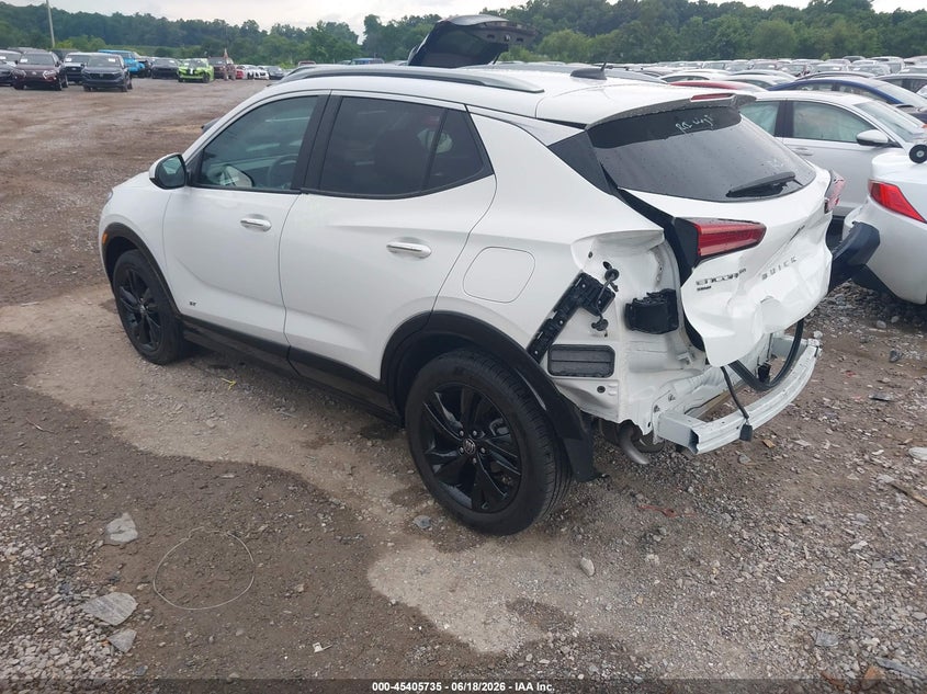 2025 Buick Encore gx VIN KL4AMESL2SB052115 IAAI salvage auction — REAR END, Salvage Title, sold $4,550 on 2026-07-15 (photo 3)