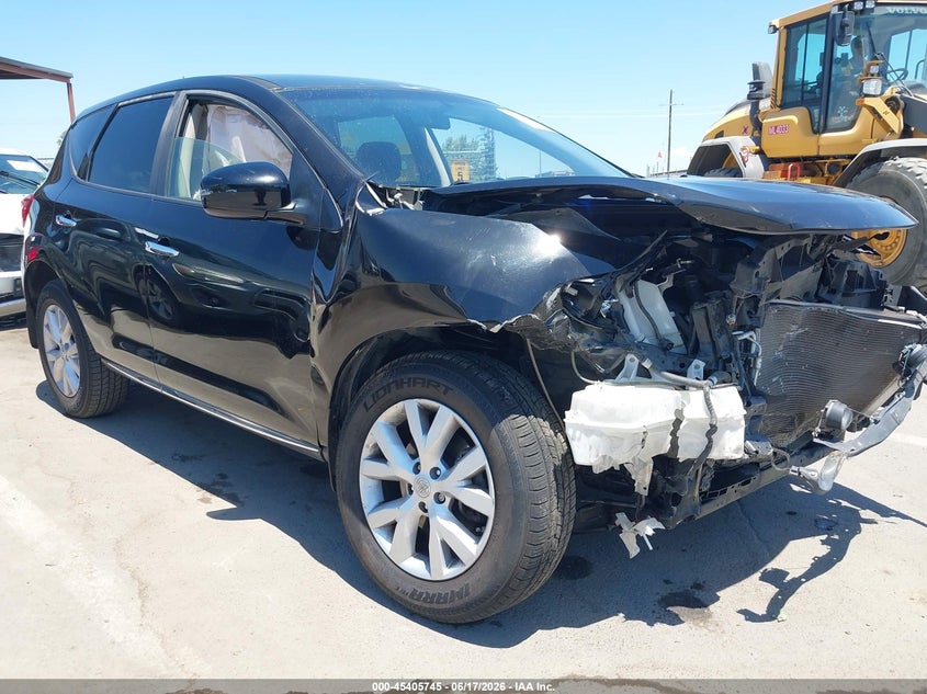 2014 Nissan Murano VIN JN8AZ1MU4EW416333 IAAI salvage auction — FRONT END, Salvage (California), sold $700 on 2026-07-07 (photo 1)