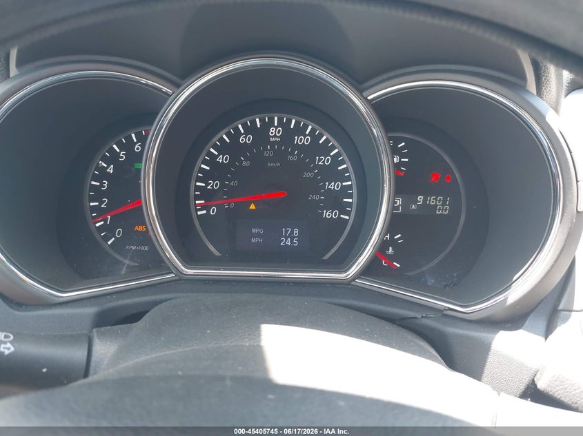 2014 Nissan Murano VIN JN8AZ1MU4EW416333 IAAI salvage auction — FRONT END, Salvage (California), sold $700 on 2026-07-07 (photo 7)