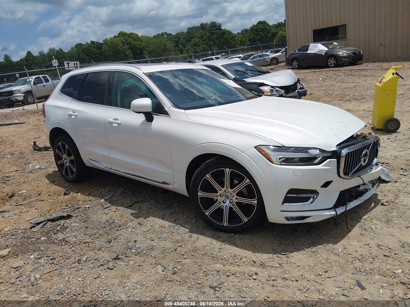 2020 Volvo Xc60 VIN YV4102RL4L1535857 IAAI salvage auction — LEFT FRONT, Salvage (North Carolina), sold $3,950 on 2026-07-09 (photo 1)