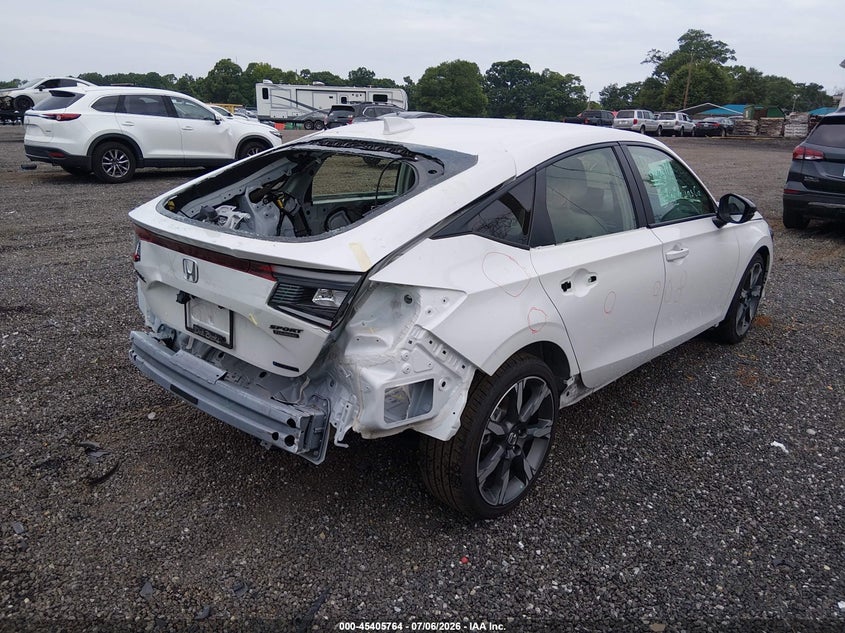 2026 Honda Civic VIN JHMFL4H98TX000947 IAAI salvage auction — REAR END, Salvage Title, sold $8,300 on 2026-07-31 (photo 4)