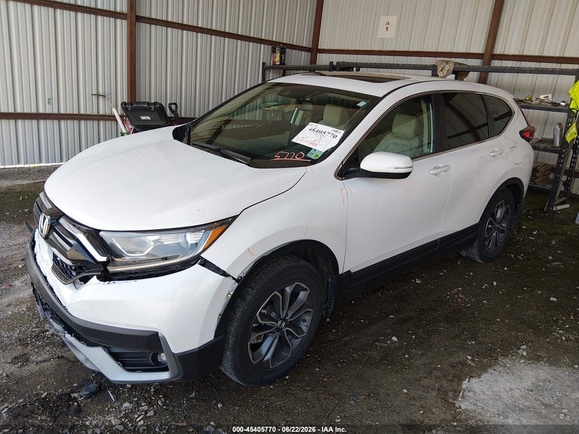 2022 Honda Cr-v VIN 5J6RW1H80NA016393 IAAI salvage auction — FRONT END, Salvage Title, sold $8,600 on 2026-07-29 (photo 2)