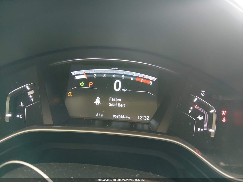 2022 Honda Cr-v VIN 5J6RW1H80NA016393 IAAI salvage auction — FRONT END, Salvage Title, sold $8,600 on 2026-07-29 (photo 7)