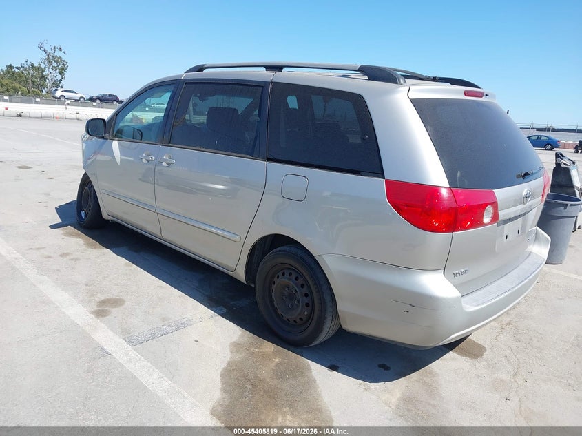 2009 Toyota Sienna VIN 5TDZK23C29S231415 IAAI salvage auction — FRONT END, Salvage (California), sold $750 on 2026-07-08 (photo 3)