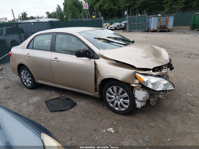 2012 Toyota Corolla VIN 5YFBU4EE2CP072577 IAAI salvage auction — FRONT END, Salvage Title, sold $1,200 on 2026-07-30 (photo 1)