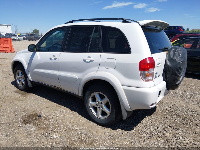 2002 Toyota Rav4 VIN JTEHH20V820155994 IAAI salvage auction — NORMAL WEAR, Clear (Illinois), sold $375 on 2026-07-22 (photo 3)