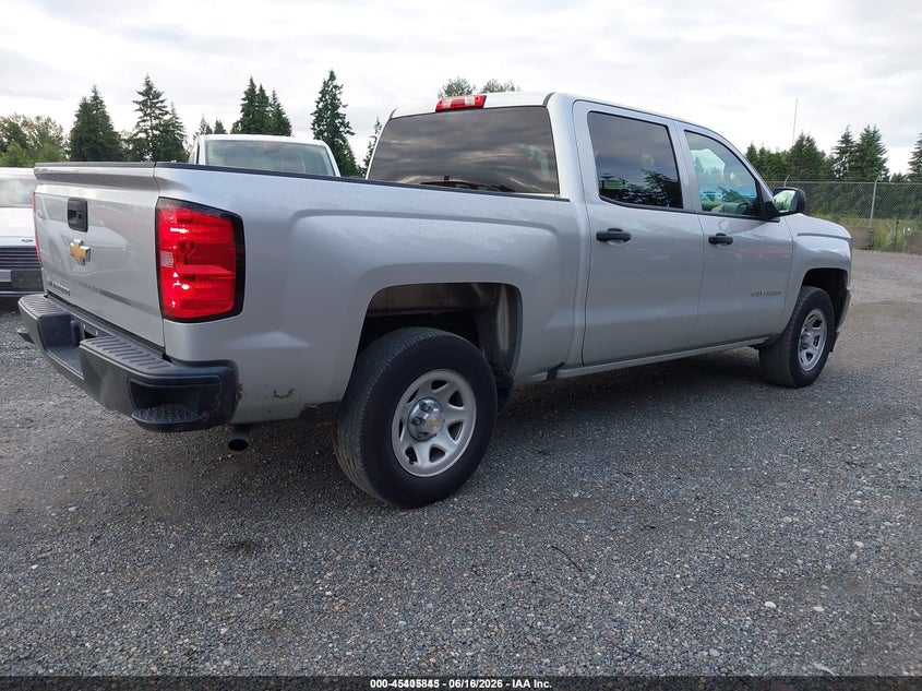 2018 Chevrolet Silverado 1500 VIN 3GCPCNEH6JG431246 IAAI salvage auction — NORMAL WEAR, Sf97 (Washington), sold $25 on 2026-07-29 (photo 4)