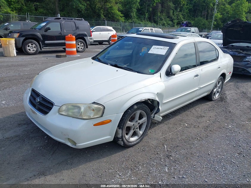 2001 Nissan Maxima VIN JN1CA31D81T818513 IAAI salvage auction — FRONT END, Clear (Virginia), sold $25 on 2026-07-21 (photo 2)