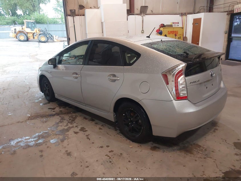 2012 Toyota Prius VIN JTDKN3DU4C1545304 IAAI salvage auction — NORMAL WEAR, Clear (Illinois), sold $1,300 on 2026-07-08 (photo 3)