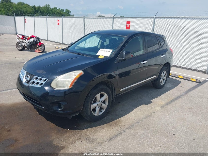 2013 Nissan Rogue VIN JN8AS5MT0DW500263 IAAI salvage auction — SIDE, Clear (Indiana), sold $225 on 2026-07-23 (photo 2)