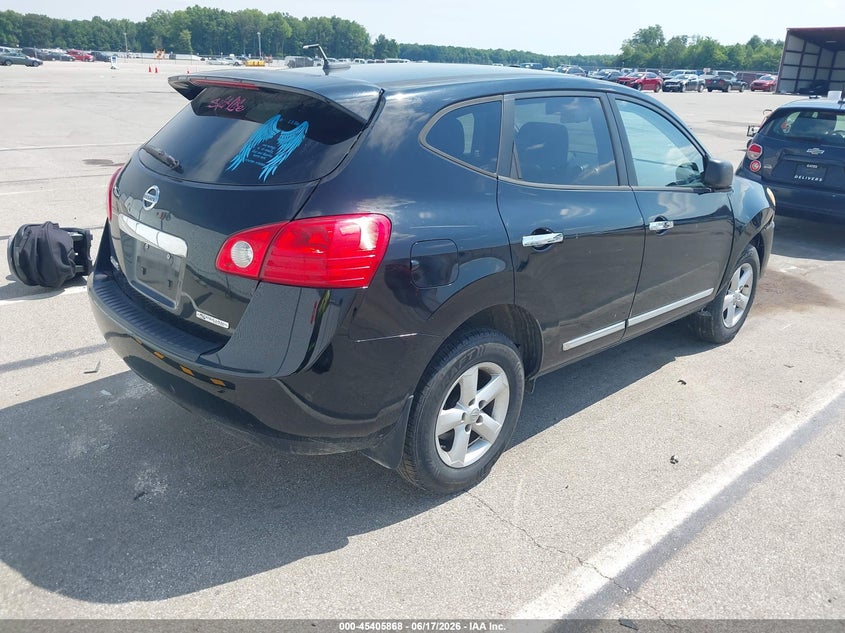 2013 Nissan Rogue VIN JN8AS5MT0DW500263 IAAI salvage auction — SIDE, Clear (Indiana), sold $225 on 2026-07-23 (photo 4)