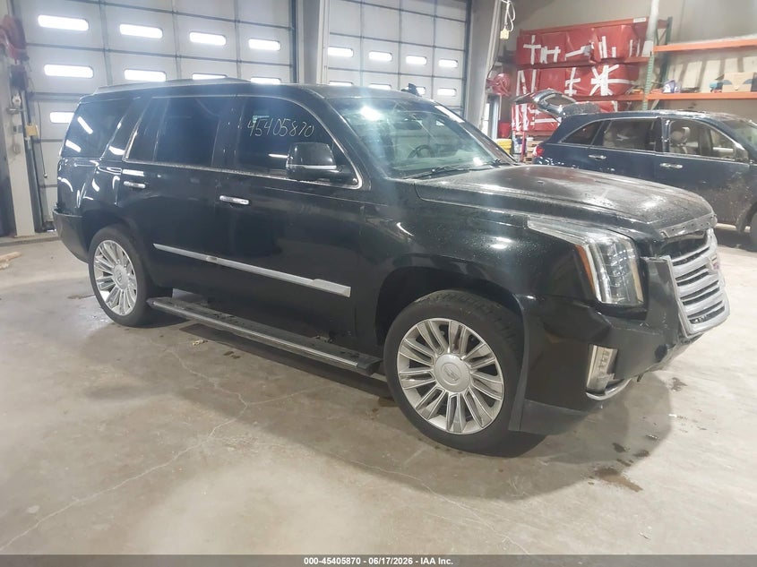2018 Cadillac Escalade VIN 1GYS4DKJ1JR165105 IAAI salvage auction — REAR END, Salvage Title, sold $10,400 on 2026-07-30 (photo 1)