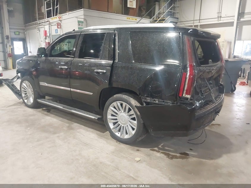 2018 Cadillac Escalade VIN 1GYS4DKJ1JR165105 IAAI salvage auction — REAR END, Salvage Title, sold $10,400 on 2026-07-30 (photo 3)