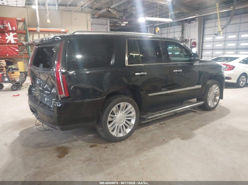2018 Cadillac Escalade VIN 1GYS4DKJ1JR165105 IAAI salvage auction — REAR END, Salvage Title, sold $10,400 on 2026-07-30 (photo 4)
