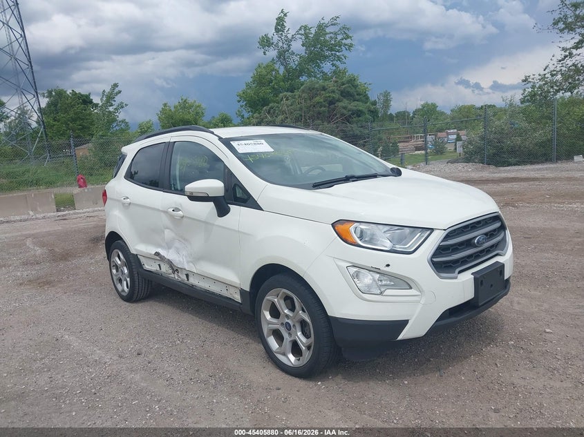 2021 Ford Ecosport VIN MAJ3S2GE4MC400111 IAAI salvage auction — RIGHT SIDE, Salvage Title, sold $25 on 2026-07-28 (photo 1)