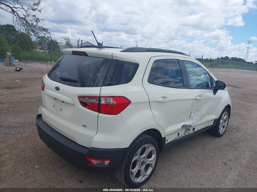 2021 Ford Ecosport VIN MAJ3S2GE4MC400111 IAAI salvage auction — RIGHT SIDE, Salvage Title, sold $25 on 2026-07-28 (photo 4)