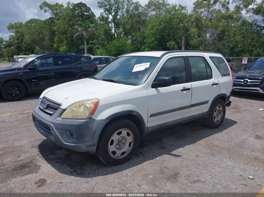 2005 Honda Cr-v VIN SHSRD68525U308965 IAAI salvage auction — LEFT REAR, Rebuildable (Florida), sold $1,100 on 2026-07-06 (photo 2)