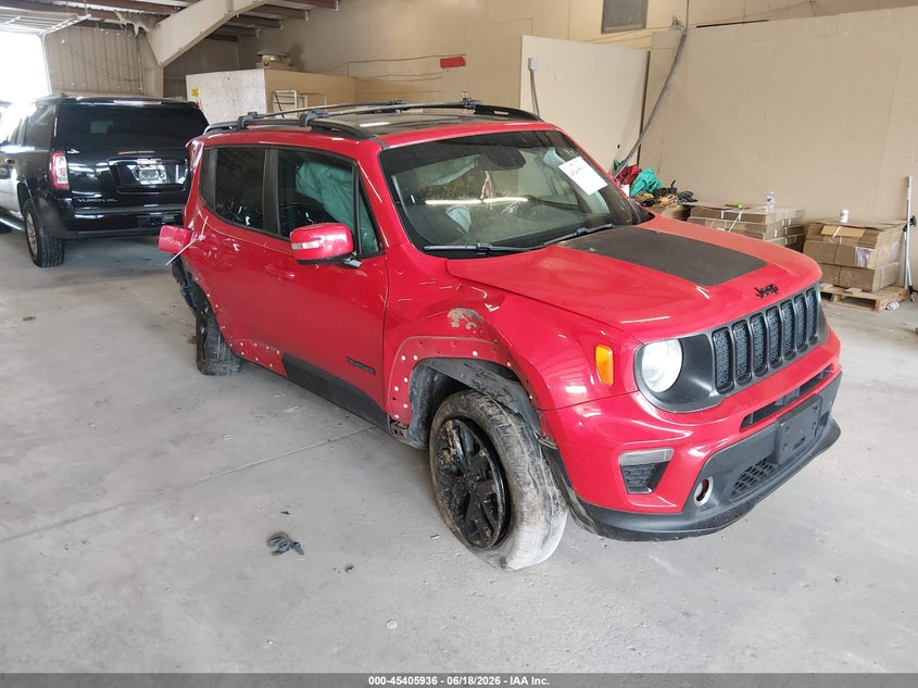 2019 Jeep Renegade VIN ZACNJBBB8KPJ79671 IAAI salvage auction — REAR END, Salvage (Tennessee), sold $625 on 2026-08-17 (photo 1)