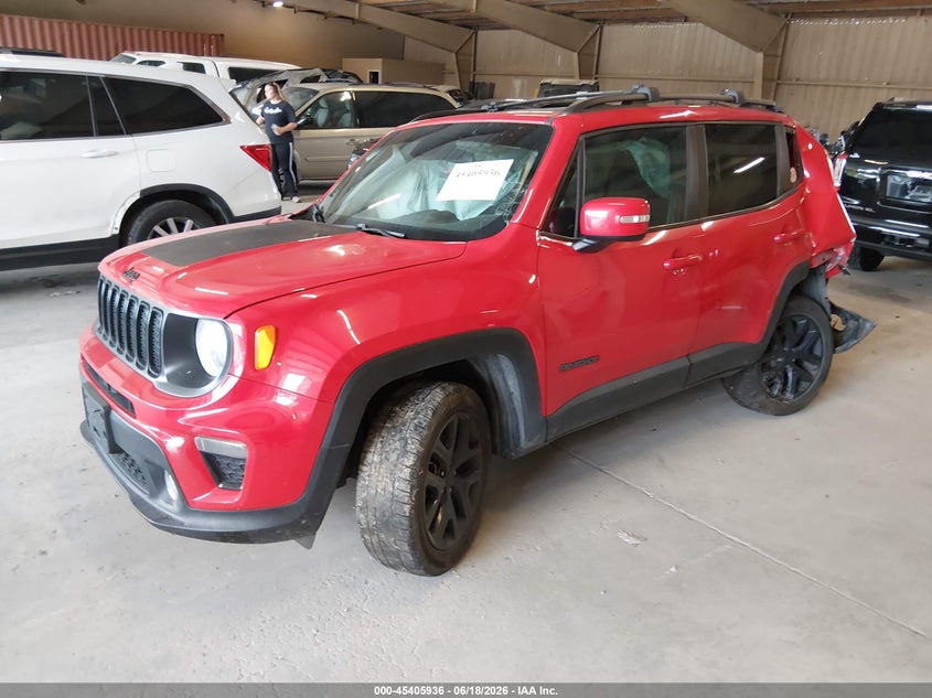2019 Jeep Renegade VIN ZACNJBBB8KPJ79671 IAAI salvage auction — REAR END, Salvage (Tennessee), sold $625 on 2026-08-17 (photo 2)