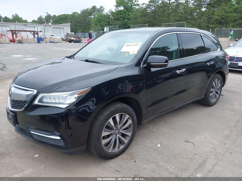 2016 Acura Mdx VIN 5FRYD4H44GB047189 IAAI salvage auction — SIDE, Mv-907A (New York), sold $3,900 on 2026-07-09 (photo 2)