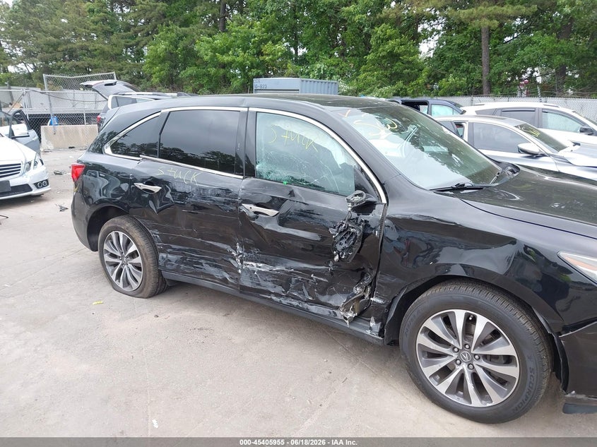 2016 Acura Mdx VIN 5FRYD4H44GB047189 IAAI salvage auction — SIDE, Mv-907A (New York), sold $3,900 on 2026-07-09 (photo 6)