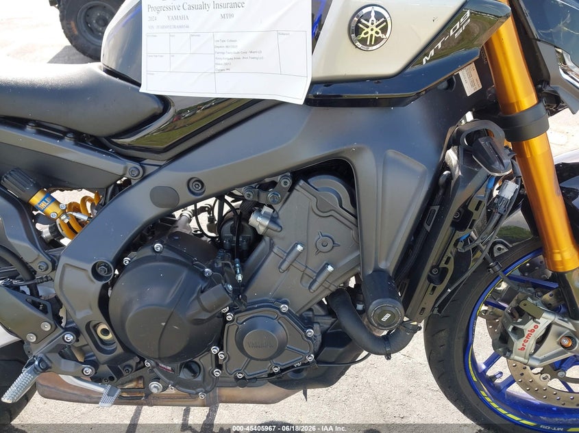 2024 Yamaha Mt VIN JYARN95E3RA000546 IAAI salvage auction — FRONT END, Rebuildable (Florida), sold $3,600 on 2026-07-28 (photo 8)