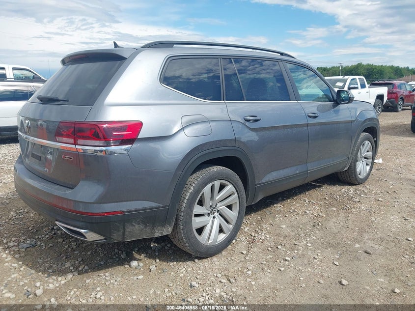 2021 Volkswagen Atlas VIN 1V2HR2CA0MC596898 IAAI salvage auction — HAIL, Salvage Title, sold $7,000 on 2026-08-27 (photo 4)
