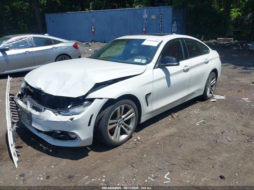 2015 BMW VIN WBA4A7C58FD414849 IAAI salvage auction — FRONT END, Salvage Title, sold $2,350 on 2026-08-04 (photo 2)