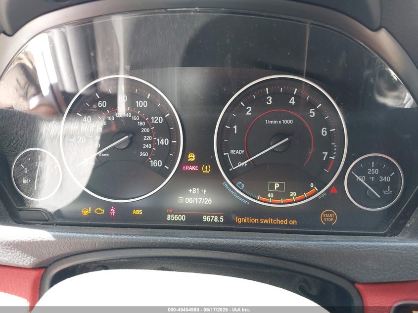 2015 BMW VIN WBA4A7C58FD414849 IAAI salvage auction — FRONT END, Salvage Title, sold $2,350 on 2026-08-04 (photo 7)