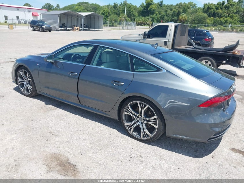 2019 Audi A7 VIN WAUV2BF23KN090784 IAAI salvage auction — FRONT END, Rebuildable (Florida), sold $13,200 on 2026-07-08 (photo 3)