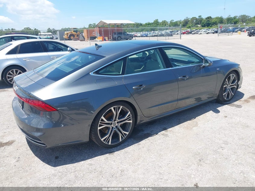 2019 Audi A7 VIN WAUV2BF23KN090784 IAAI salvage auction — FRONT END, Rebuildable (Florida), sold $13,200 on 2026-07-08 (photo 4)
