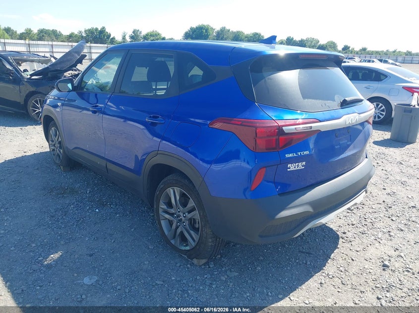 2022 Kia Seltos VIN KNDEPCAA5N7333187 IAAI salvage auction — LEFT FRONT, Salvage Title, sold $7,500 on 2026-09-02 (photo 3)