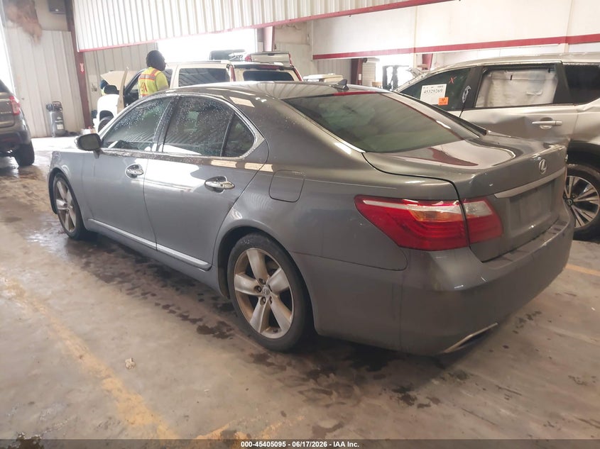 2012 Lexus Ls 460 VIN JTHBL5EF9C5112814 IAAI salvage auction — NORMAL WEAR, Original (Texas), sold $1,300 on 2026-07-15 (photo 3)
