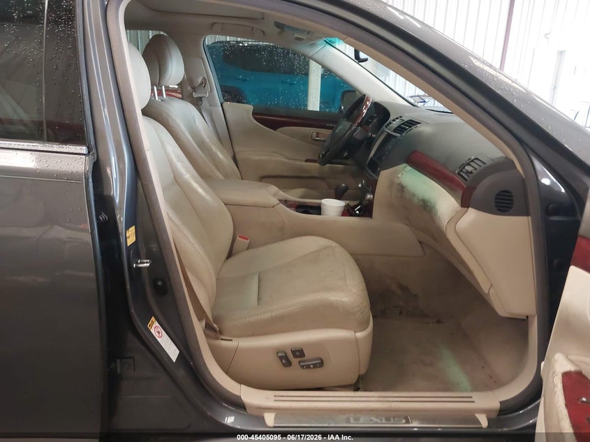 2012 Lexus Ls 460 VIN JTHBL5EF9C5112814 IAAI salvage auction — NORMAL WEAR, Original (Texas), sold $1,300 on 2026-07-15 (photo 5)