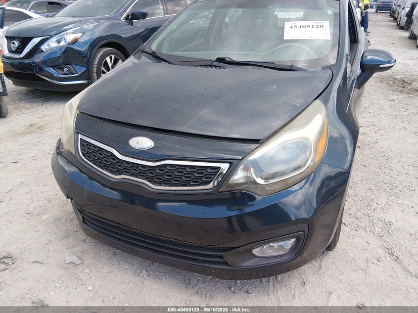 2013 Kia Rio VIN KNADN4A39D6165824 IAAI salvage auction — RIGHT FRONT, Salvage (Idaho), sold $600 on 2026-07-13 (photo 6)