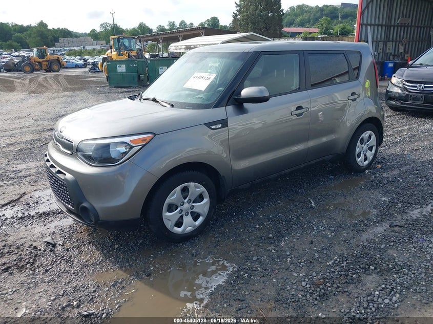 2014 Kia Soul VIN KNDJN2A27E7069476 IAAI salvage auction — ENGINE BURN, Salvage (North Carolina), sold $25 on 2026-07-24 (photo 2)