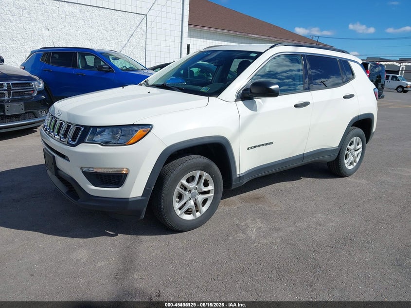 2019 Jeep Compass VIN 3C4NJDAB8KT619591 IAAI salvage auction — NORMAL WEAR, Sf97 (New York), sold $10,500 on 2026-07-31 (photo 2)