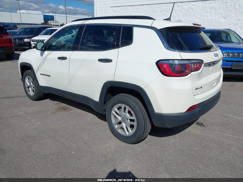 2019 Jeep Compass VIN 3C4NJDAB8KT619591 IAAI salvage auction — NORMAL WEAR, Sf97 (New York), sold $10,500 on 2026-07-31 (photo 3)